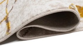 Nadčasový koberec do obývačky so zlatým motívom Šírka: 80 cm | Dĺžka: 150 cm