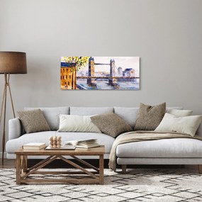 Obraz - Maľba mesta (120x50 cm)