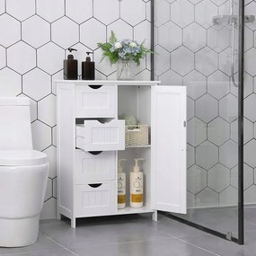 Kúpelňová skrinka Lamare (biela). Akcia -25%. Vlastná spoľahlivá doprava až k Vám domov. 1121549