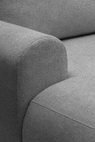 Rozkladacia rohová sedacia súprava Lotulis Mini ľavá - sivá pletenina Blur 18