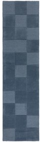 Flair Rugs, Behúň Moderno Checkerboard Blue, 60x230, modrá, chodba / predsieň