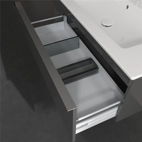 VILLEROY &amp; BOCH Venticello závesná skrinka pod umývadlo, 1 zásuvka, 953 x 502 x 420 mm, Glossy Grey, A93501FP