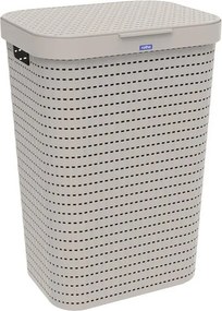 Kôš na špinavú bielizeň COUNTRY cappuccino, 55 l