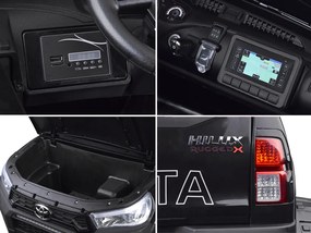 JOKOMISIADA Elektromobil Toyota Hilux pre 2 osoby, model PA0250 čierne