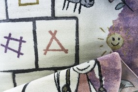 Berfin Dywany, Detský koberec Smart Kids 22923 Pink, 160x230, viacfarebná, detská izba