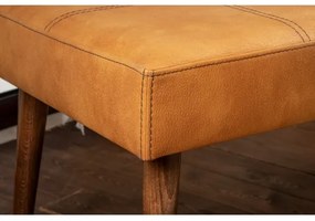 Oranžový taburet VITO 46x92 cm