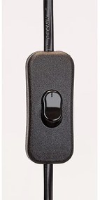 Rabalux 74012 - Stojacia lampa IZANDER 1xE27/40W/230V biela/strieborná