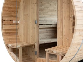 M-SPA - Záhradná sauna barrel 240 cm x Ø 210 cm