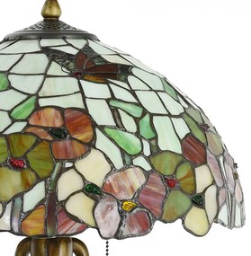 Vitrážová lampa do obývačky Ø40*63