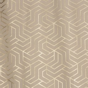 ZÁVES NA KRÚŽKOCH SEMI 140X250 CM VZOROVANÁ