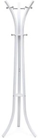 Pevný vešiakový stojan s 9 háčikmi, 176 cm, biely | SONGMICS