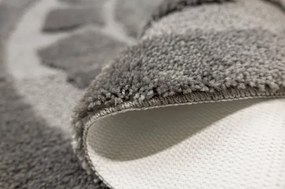 Kúpeľňový koberček Ocean sivý kruh