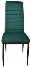 Sammer Velvet kuchynská stolička v zelenej farbe LR1494 velvet zelena