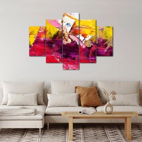 Obraz abstrakcie - maľba (150x105 cm)
