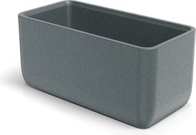 Plastový květináč MOLTAS CASE 80 cm granitově šedý