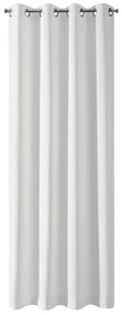 Biely zatemňovací záves na krúžkoch PARISA 135x250 cm