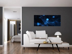 Obraz - Medúzy (120x50 cm)