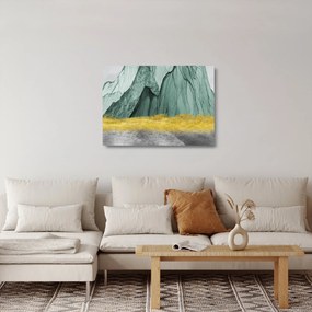 Sklenený obraz - Smaragdové hory N⁰3 (70x50 cm)