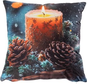 Súprava 2 ks obliečok na vankúšiky VIANOČNÁ ATMOSFÉRA 40 x 40 cm