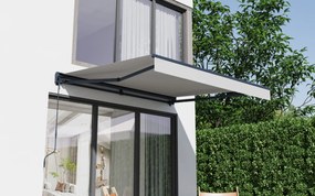 Elektrická markíza BestBerg BBSU-E295LG / 295 × 250 cm / svetlo sivá