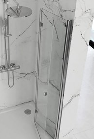 Rea Fold N2 - sprchové dvere ku sprchovému kútu Fold 90cm, číre sklo, chrómový profil, REA-K7442
