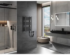 Mexen Mars, elektrické vykurovacie teleso 700 x 400 mm, 300 W, antracitová, W110-0700-400-2300-66