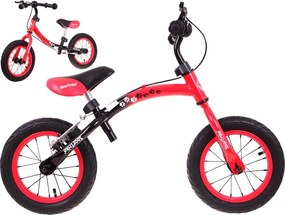 Ramiz Detské odrážadlo Boomerang SporTrike červené nácvik jazdy + variabilný rám