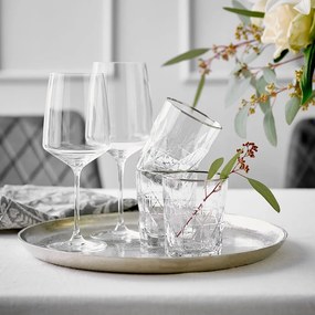 UPSCALE Pohár na vodu 345 ml - strieborná