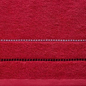 FROTÉ UTERÁK SUZI 50X90 CM ČERVENÁ