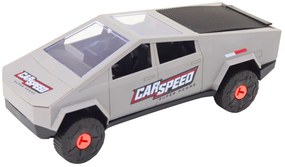LEAN TOYS Moderné auto so štvorkolkou na demontáž DIY – sivá