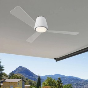 Nadčasový stropný ventilátor Garbí s LED svetlom