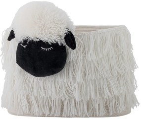 Biely látkový detský kôš na hračky 40x25x30 cm Dolly – Bloomingville Mini