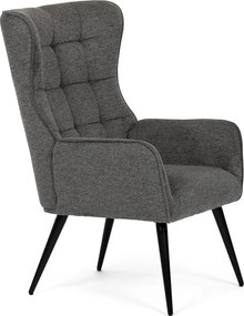 Relaxačné kreslo 315 GREY2, tmavosivá