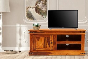 furniture-nabytek.cz - TV stolík rustikálny z masívneho dreva palisander 120x55x45