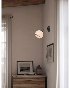 Čierno-biele nástenné svietidlo Marinen – Candellux Lighting