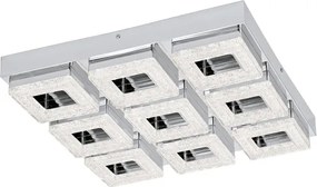 Eglo 95658 - Krištáľové stropné svietidlo FRADELO 9xLED/4W/230V