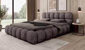 ČALÚNENÁ POSTEĽ ASHLEY 160x200 APHRODITE 22 GRAPHITE