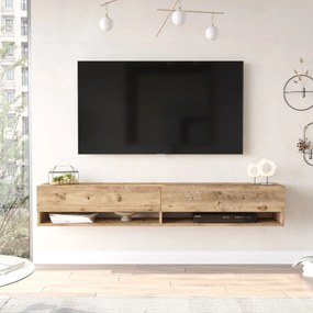 Závěsný TV stolek FR9 180 cm borovice