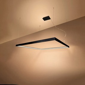 Závesné LED svietidlo Nelya l, 1x LED 70w, 3000k, b