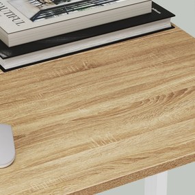 Set do pracovne ZARIMO stôl 80x40 cm biely + kreslo AVOLA VELVET vínové