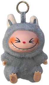 Plyšová figúrka v štýle LABUBU monster - Sivá