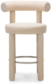 Barová židle Pedro bouclé ecru