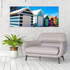 Obraz - Pláž Brighton, Melbourne, Austrália (120x50 cm)