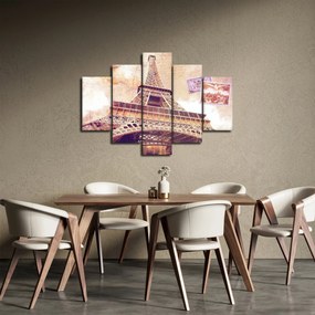 Obraz - Pohľad z Paríža (150x105 cm)