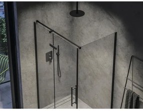 Sprchové dvere RAVAK Cool! COSD1-90 black+Transparent X0VV70300Z1
