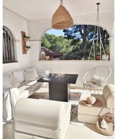 Planika Square Table GAS - Vonkajší plynový krb 79,7x90 cm 10kW