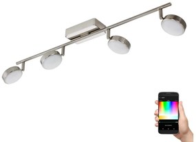 Eglo 97717 - LED RGB Stmievateľné bodové svietidlo CORROPOLI-C 4xLED/5W/230V