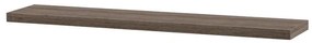 BONTEC Polička, mdf, čierna, P-002 BK Farba: Šedá