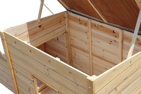 Kurník Avenberg RUFUS 123 x 70 x 81 cm hnedý