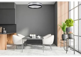 LED Stmievateľné stropné svietidlo SMART CORAL 24W/230V Wi-Fi Tuya čierna/šedá +DO